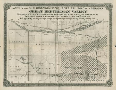 Lands of the Burlington & Missouri River R.R. in the Great Republican Valley
