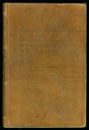 Notes of Railroad Lands Examiner J. M. King, vol. 6. p. 1v-2r (1860)