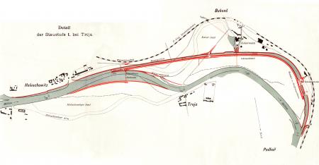 Detailed plan of the barrage near Troja Detailed plan of the barrage near Troja