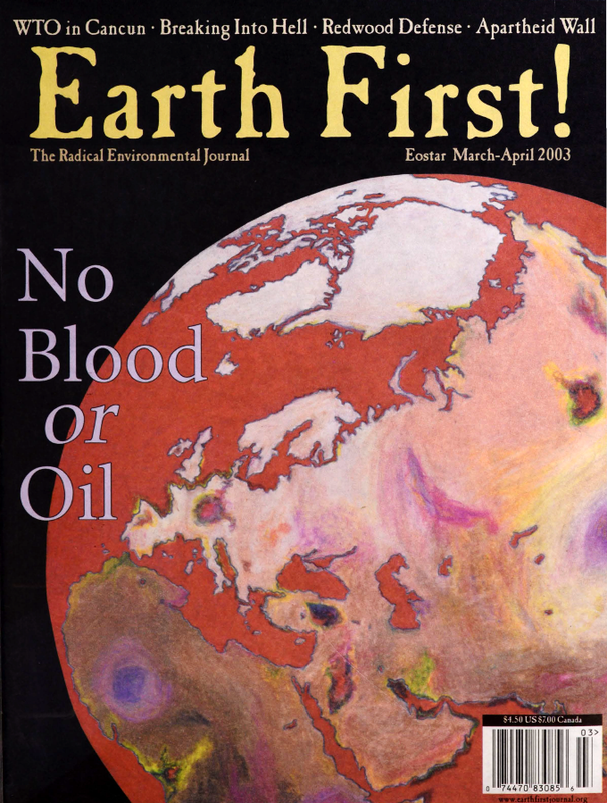 Earth First! Journal 23, no. 3 Environment & Society Portal