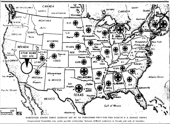 The Tornado Was Not The A Bomb S Child The Politics Of Extreme Weather In The Age Of Atmospheric Nuclear Weapons Testing Environment Society Portal