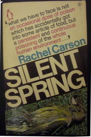 Photo of book cover of “Silent Spring” Photo of book cover of “Silent Spring”