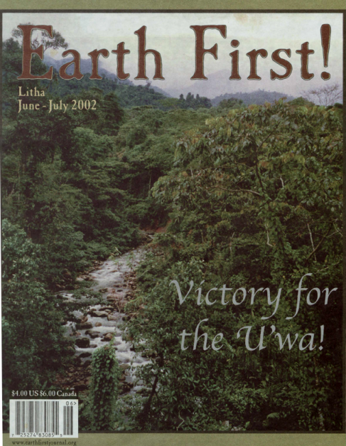 Earth First! Journal 22, no. 6 Environment & Society Portal